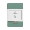 New ❤️ Pineider Notes Jazz Notebook, 80 Pages, 80 Gr Blank White Paper, Aqua Green ⭐
