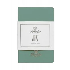 New ❤️ Pineider Notes Jazz Notebook, 80 Pages, 80 Gr Blank White Paper, Aqua Green ⭐