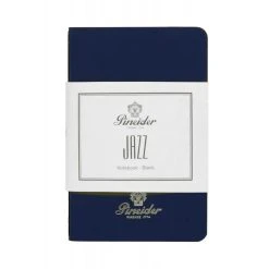 Hot Sale 😀 Pineider Notes Jazz Notebook, 80 Pages, 80 Gr Blank White Paper, Blue 🌟