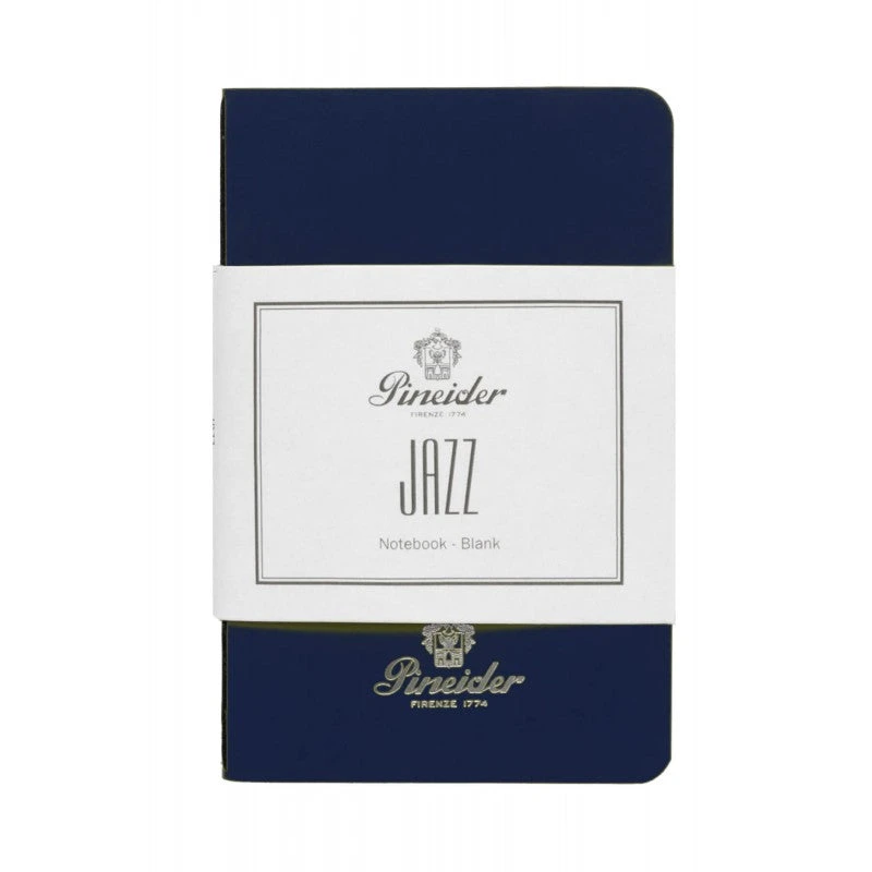 Hot Sale ๐ Pineider Notes Jazz Notebook, 80 Pages, 80 Gr Blank White Paper, Blue ๐