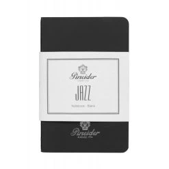 Hot Sale ๐ Pineider Notes Jazz Notebook, 80 Pages, 80 Gr Blank White Paper, Black โ๏ธ