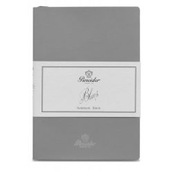 Coupon ???? Pineider Blues Notebook, A5, 192 Blank Pages, 55gr Paper, Pearl Grey ????