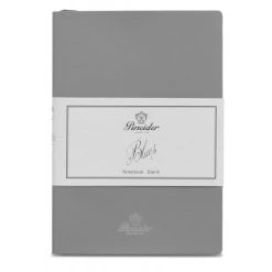 Coupon 😉 Pineider Blues Notebook, A5, 192 Blank Pages, 55gr Paper, Pearl Grey 🔔