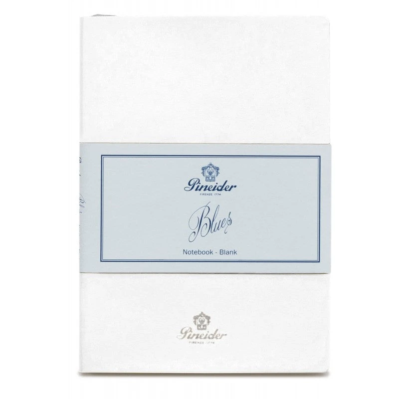 Deals βοΈ Pineider Blues Notebook, A5, 192 Blank Pages, 55gr Paper, White π