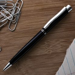 Cheap ???? Monteverde Strata Ballpoint Pen, Black & Chrome ????