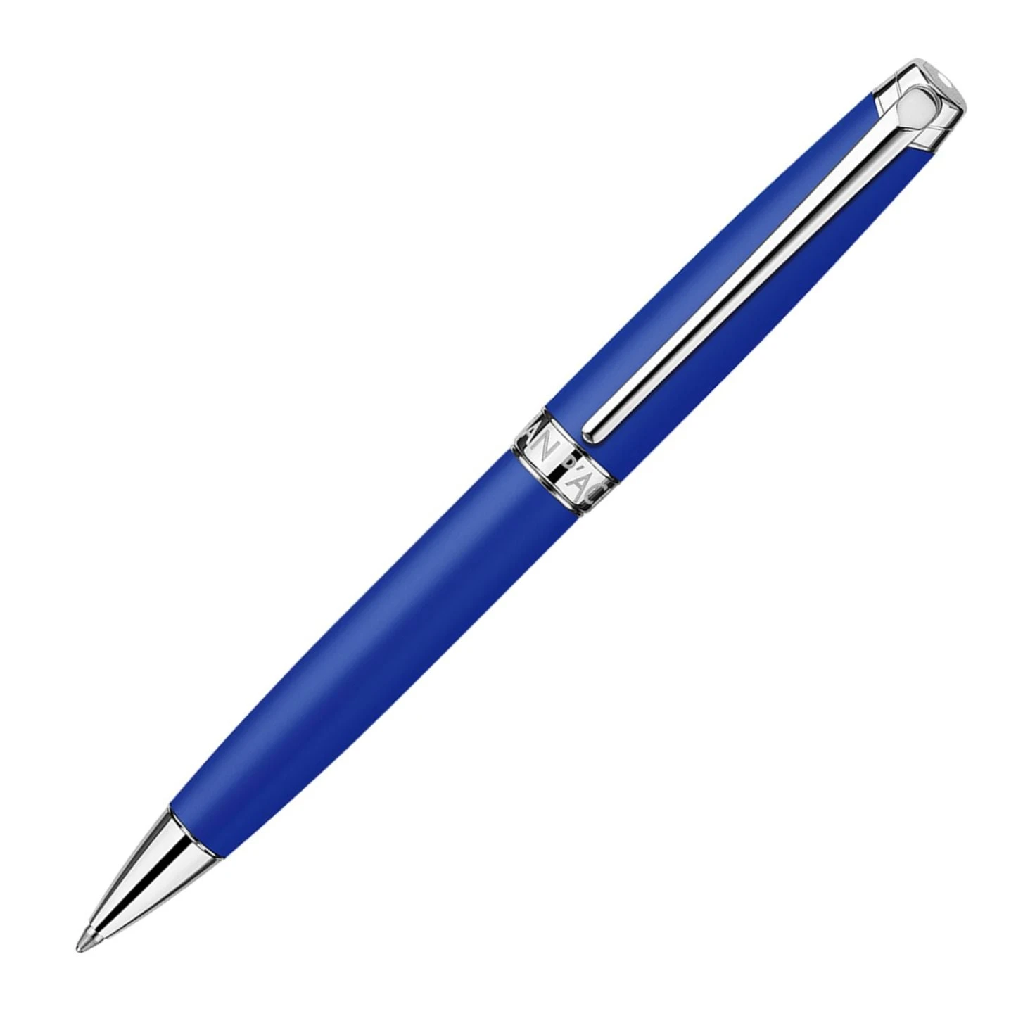 Coupon π Caran D'Ache Leman Yves Klein Ballpoint Pen, Blue β€οΈ