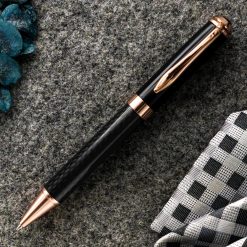 Best deal ???? Pen Savings Executive Skyline Carbon Fiber & Rose Gold Ballpoint Pen ????