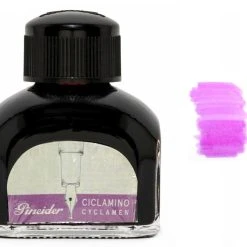 Outlet 🧨 Pineider Fountain Pen Ink Bottle, 75ml Glass Bottle, Ciclamino 👏
