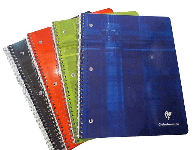 Best Sale 🤩 Clairefontaine Classic Wirebound Notebook - Lined, 3-Hole Punched - 8x11 😍