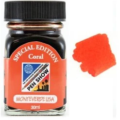 Flash Sale 🌟 Monteverde 30ml Special Edition Fountain Pen Ink Bottle, Coral ⭐