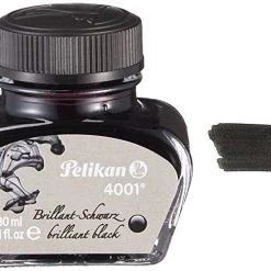 Wholesale 🔔 Pelikan 4001 Fountain Pen Ink Bottle, 30ml, Brilliant Black 😍