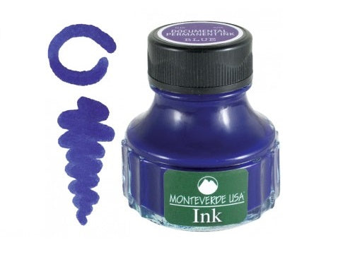 Monteverde 90ml Fountain Pen Ink Bottle, Documental Blue Cheapest ???? Monteverde 90ml Fountain Pen Ink Bottle, Documental Blue ???? -Tibaldi shop doc
