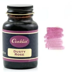 Best Sale 🧨 Conklin Classic Fountain Pen Ink Bottle, Dusty Rose, 60ml Glass Bottle ✔️