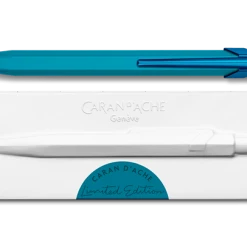 New 🔥 Caran D'Ache 849 Claim Your Style, Series 3, Ballpoint Pen, Ice Blue 🛒