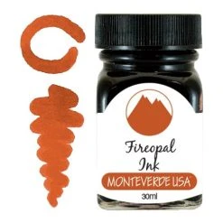 Budget 👏 Monteverde 30ml Fountain Pen Ink Bottle, Gemstone, Fireopal 🥰