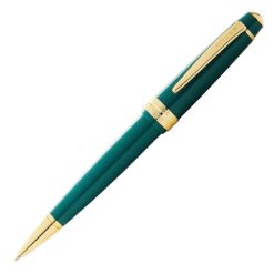 Buy ???? Cross Bailey Light Ballpoint Pen, Polished Dark Green & Gold ????