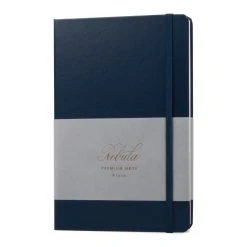 Outlet 😉 Nebula Premium Notepad, 90g White Paper, Midnight Navy 🧨