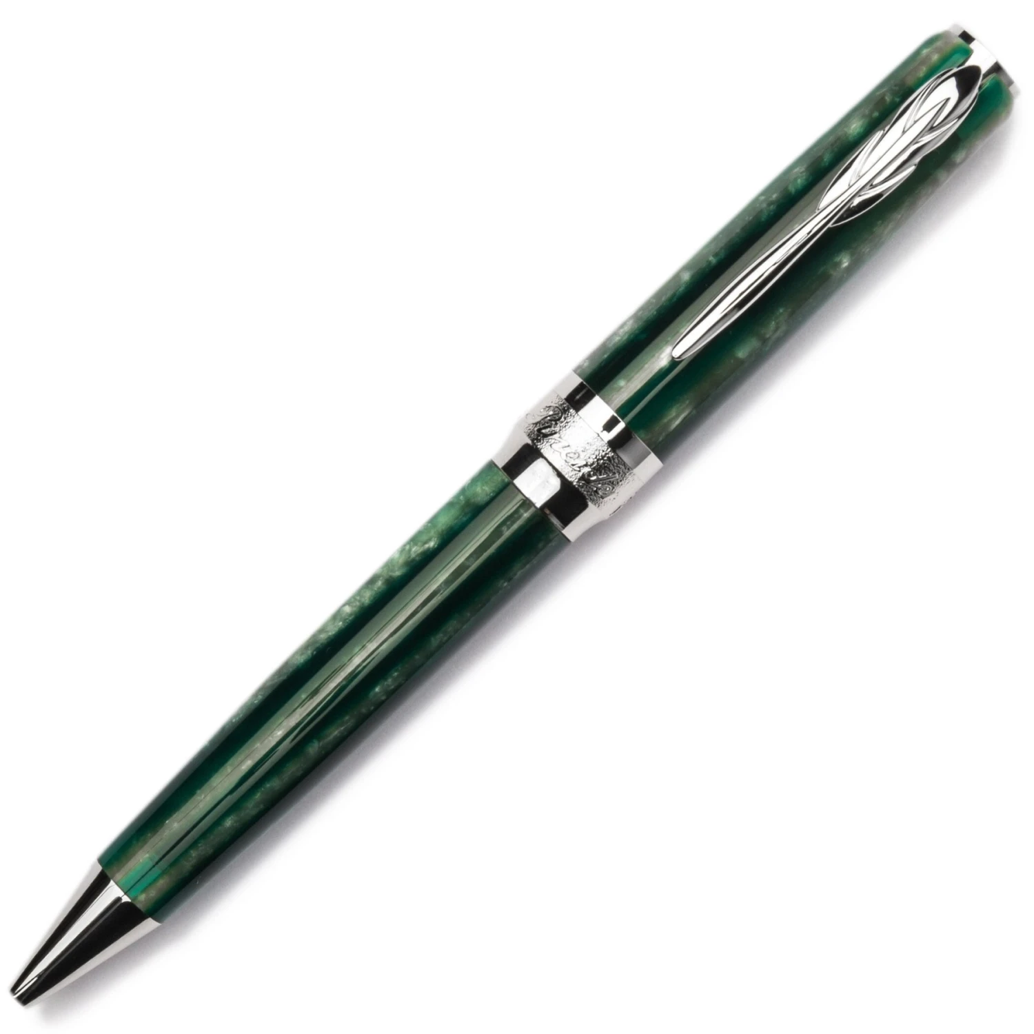 Deals 😀 Pineider Arco Desert Beetle Ballpoint Pen, Green & Black 🔥 - Image 2