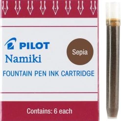 Best Sale 💯 Pilot Namiki Fountain Pen Ink Cartridges, Sepia, 6pk ⭐