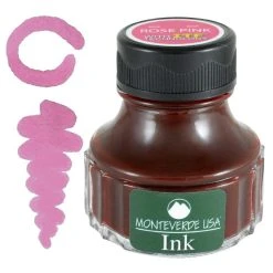 Promo 👍 Monteverde 90ml Fountain Pen Ink Bottle, Rose Pink 😍