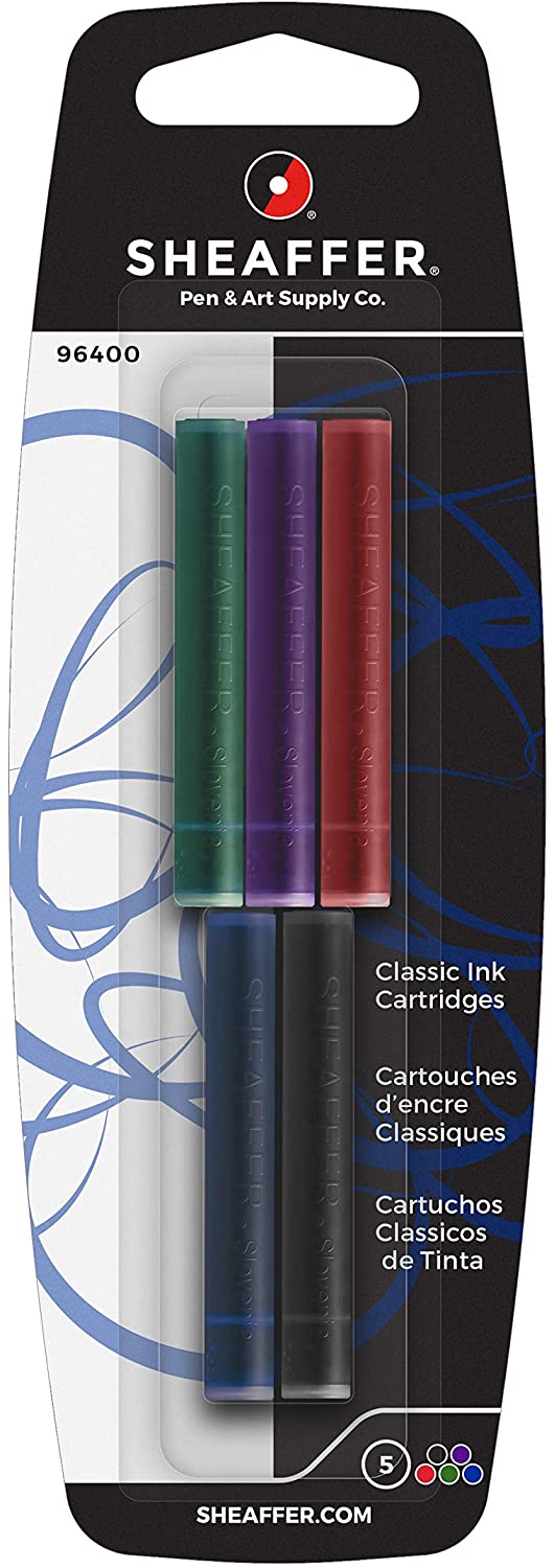 Sheaffer Skrip Classic Fountain Pen Ink Cartridges, Assorted Flash Sale ???? Sheaffer Skrip Classic Fountain Pen Ink Cartridges, Assorted ✔️ -Tibaldi shop