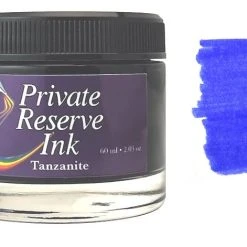 Budget ✨ Private Reserve Fountain Pen Ink Bottle, 60ml, Tanzanite 🌟