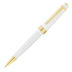 Promo ???? Cross Bailey Light Ballpoint Pen, Polished White & Gold ????
