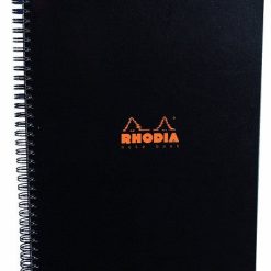 Best deal ???? Rhodia Classic Notebook, Side Wirebound, Black, Graph, 9 X 11 ¾ ????
