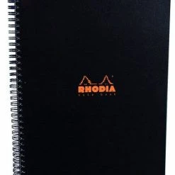 Best deal 😍 Rhodia Classic Notebook, Side Wirebound, Black, Graph, 9 X 11 ¾ 💯