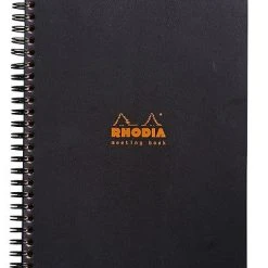 Wholesale 🎁 Rhodia Classic Meeting Book, Black, Lined, 6 ½ X 8 ¼ ❤️