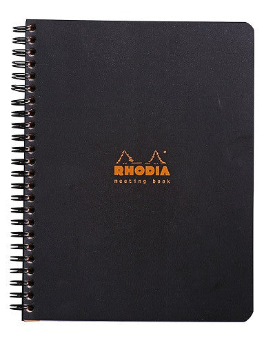 Rhodia Classic Meeting Book, Black, Lined, 6 ½ x 8 ¼ Wholesale ???? Rhodia Classic Meeting Book, Black, Lined, 6 ½ X 8 ¼ ❤️ -Tibaldi shop z1 f13877f6 2ba2 4390 b729