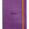 Deals ???? Rhodia Goalbook Journal, Dot Grid Paper, A5 Size, Purple ????