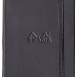 Cheap 🧨 Rhodia Boutique Webnotebooks Bound 5 1/2 X 8 1/4 Dot Grid Black 96 Sheets 🌟